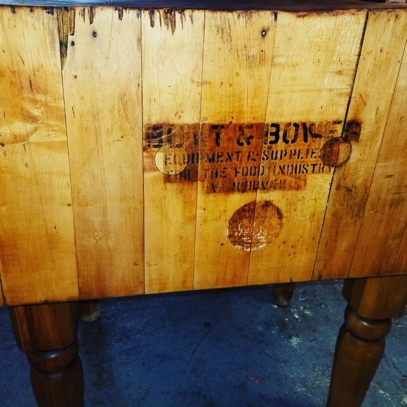 Antique Butcher Block - Picture 6 of 8